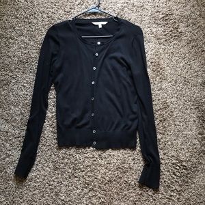 Black cardigan